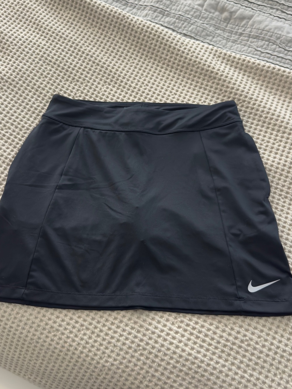 Nike Black Athletic Tennis Skort with Reflective Swoosh